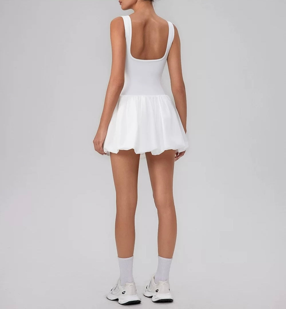 Daisy Puff One-piece Dress