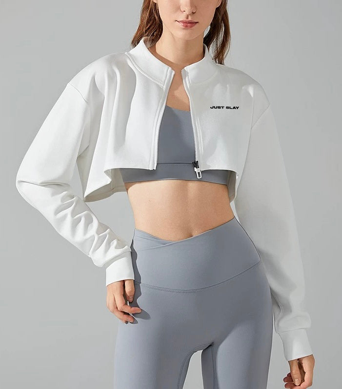 Ayla Zip-up Cropped Jacket
