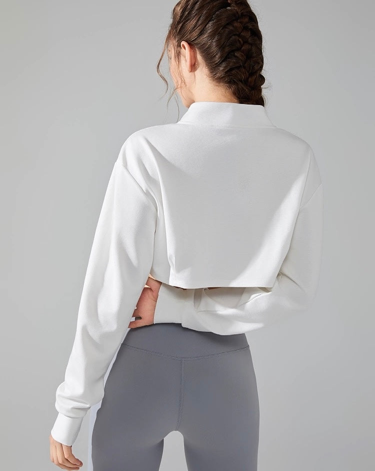 Ayla Zip-up Cropped Jacket