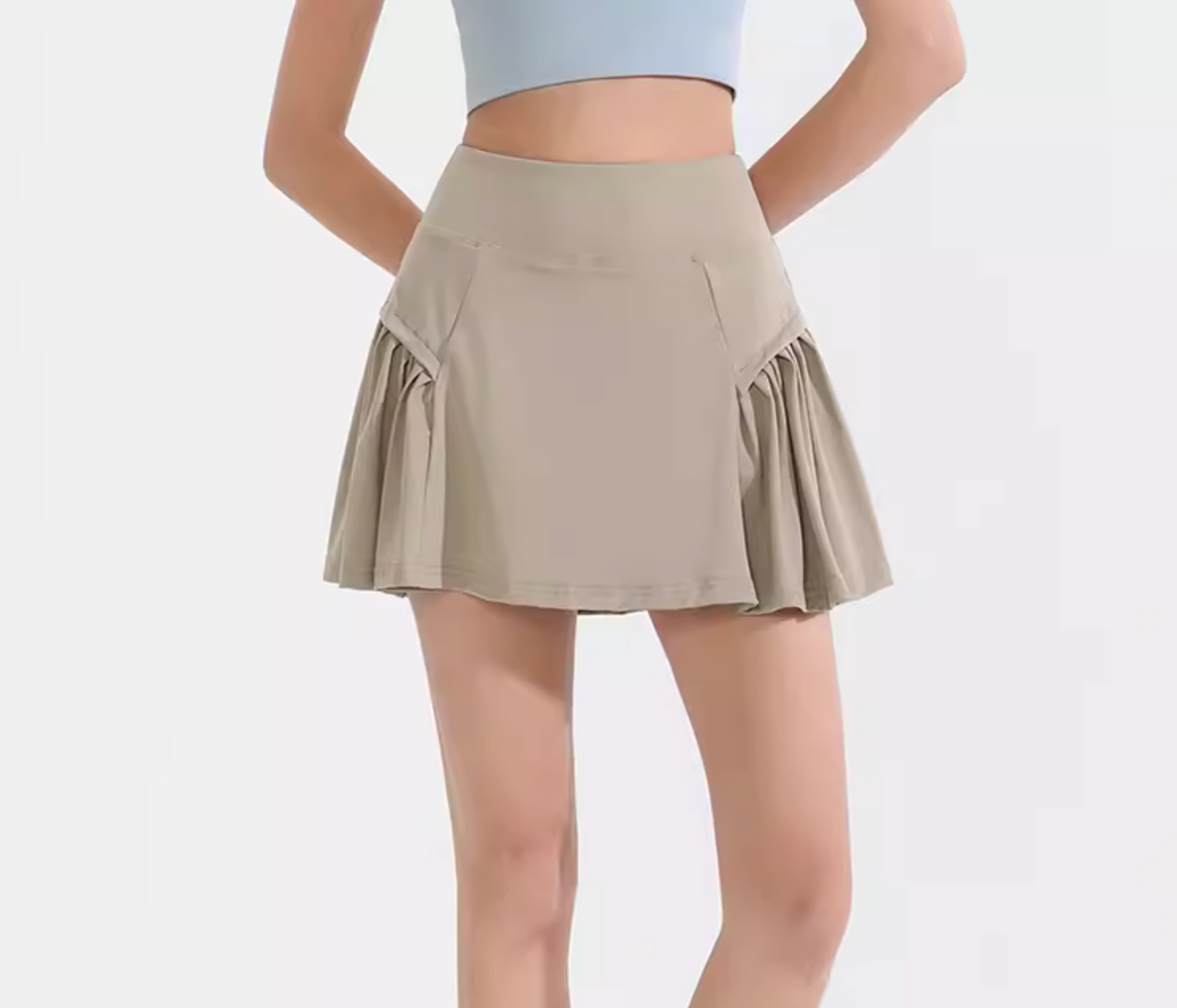 Side Pleated Skirt