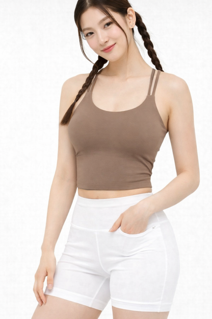 Double Strap Sleeveless Top