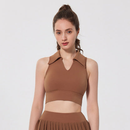 Chloe Cropped Collar Top