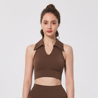 Chloe Cropped Collar Top