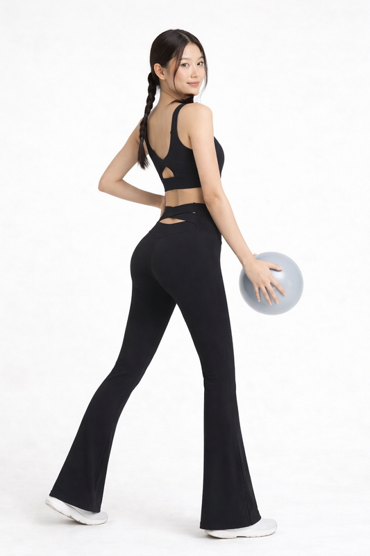 Cross Back Bell Bottom