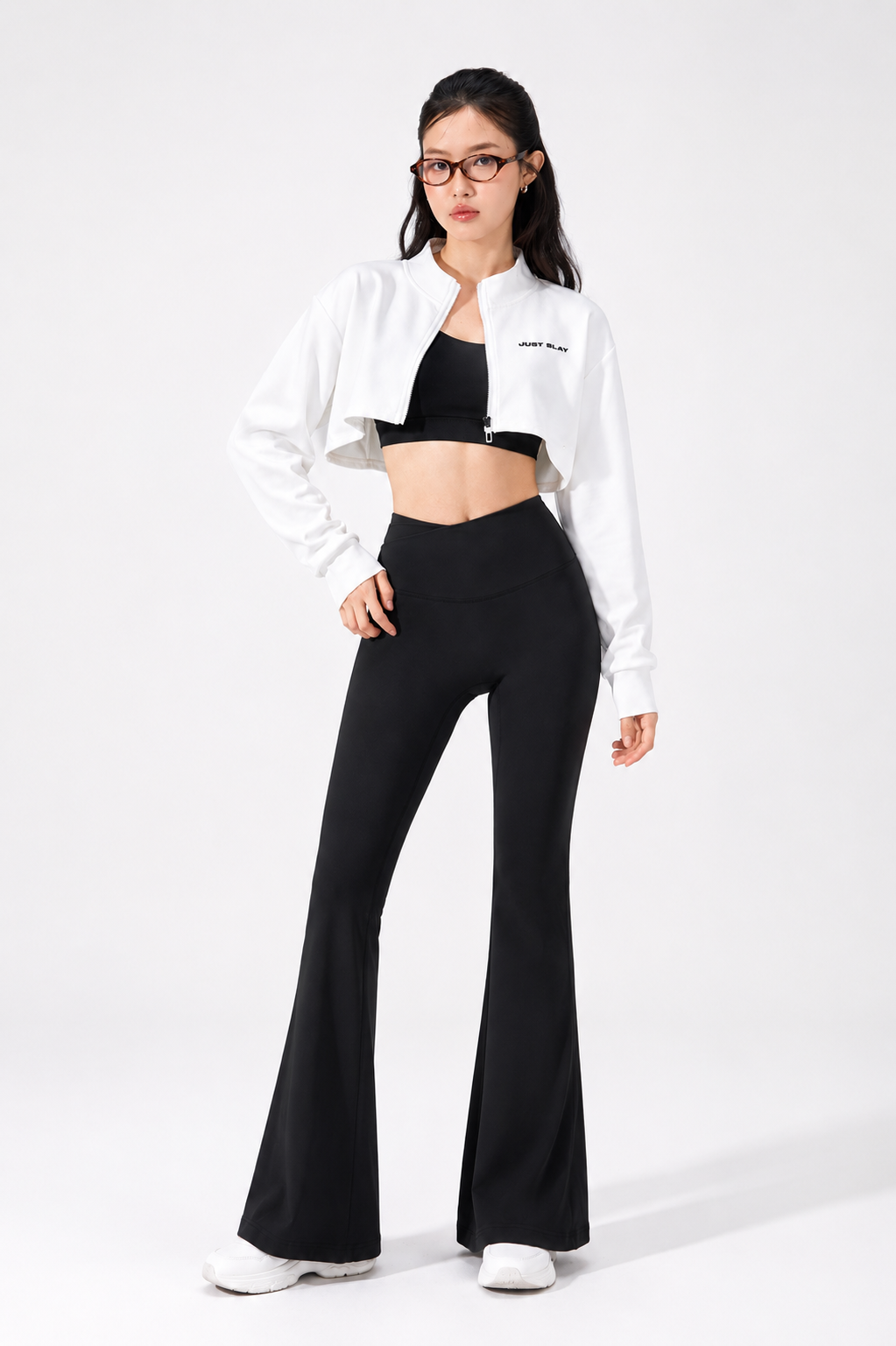 Ayla Zip-up Cropped Jacket