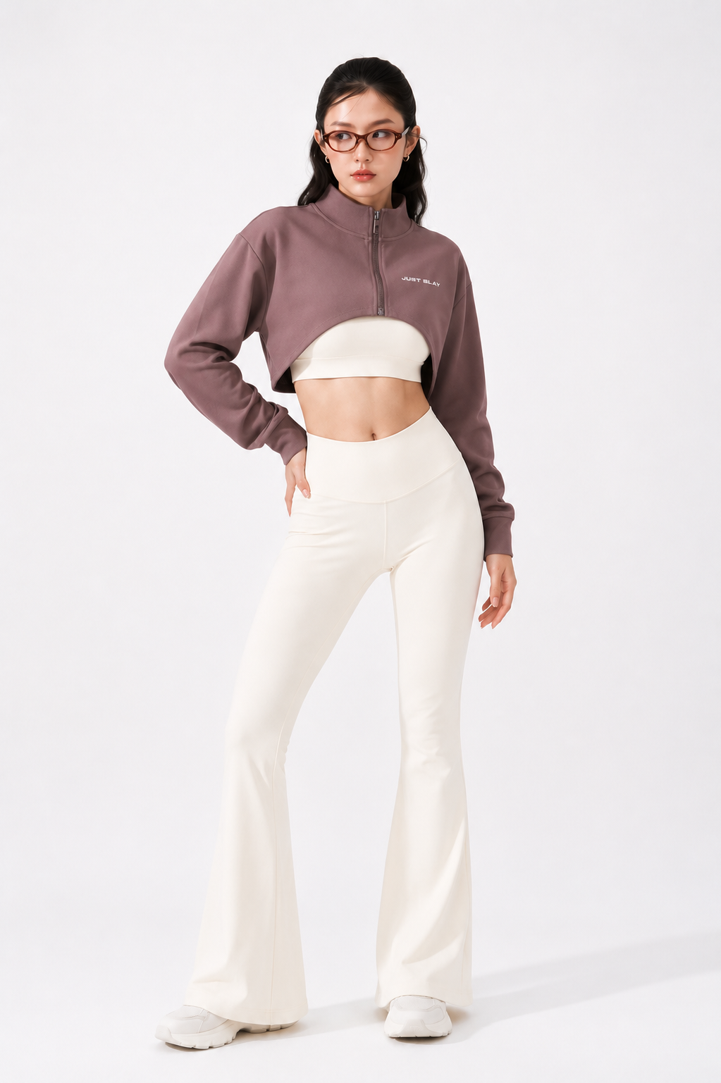 Ayla Zip-up Cropped Jacket