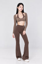 Elara Dual-Layer Crop Top