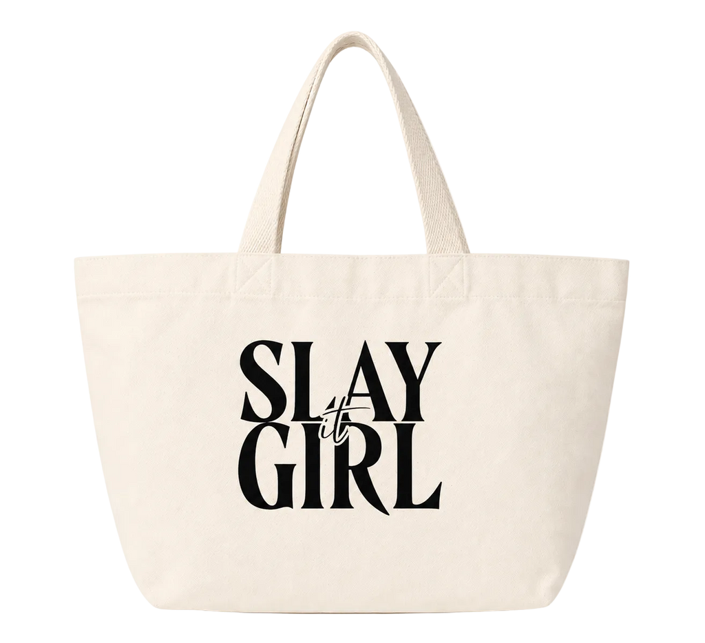 Just Slay Canvas Tote