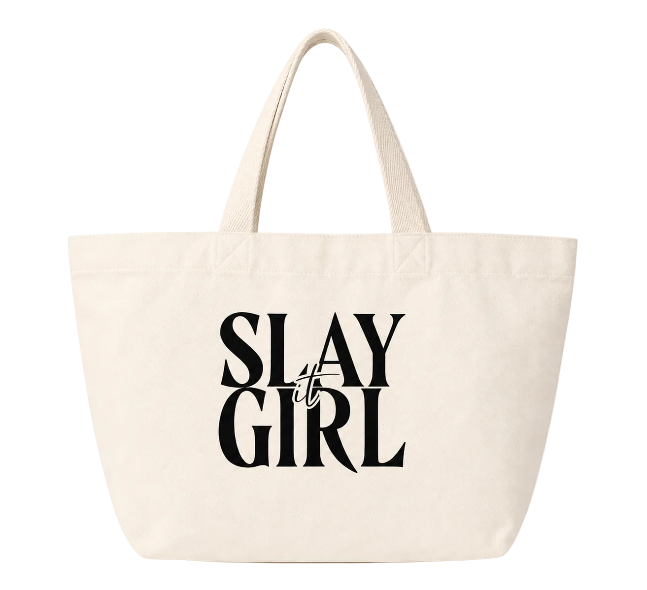 Just Slay Canvas Tote