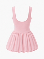 Daisy Puff One-piece Dress