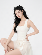 Elena Square Neck Top
