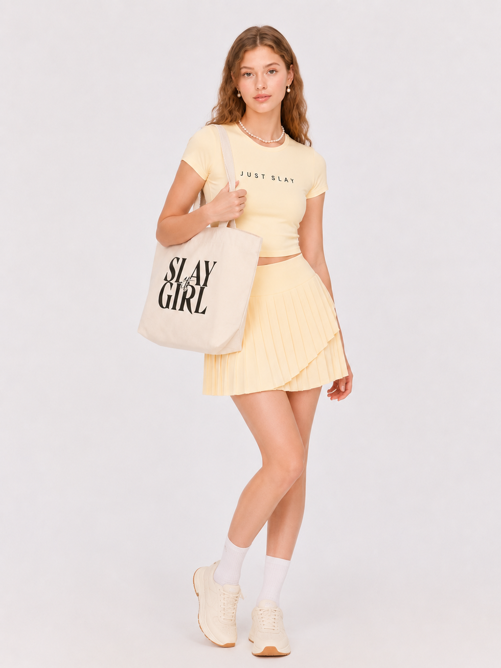 Just Slay Canvas Tote