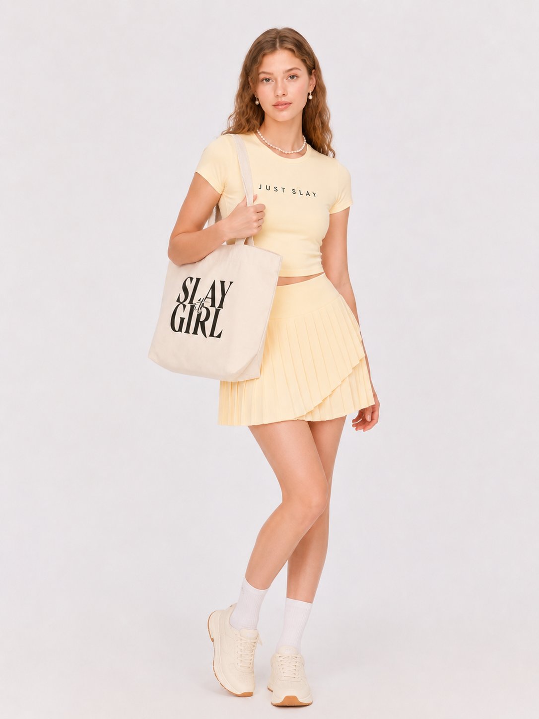 Just Slay Canvas Tote