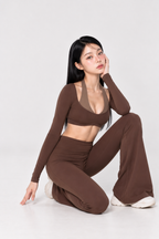 Elara Dual-Layer Crop Top