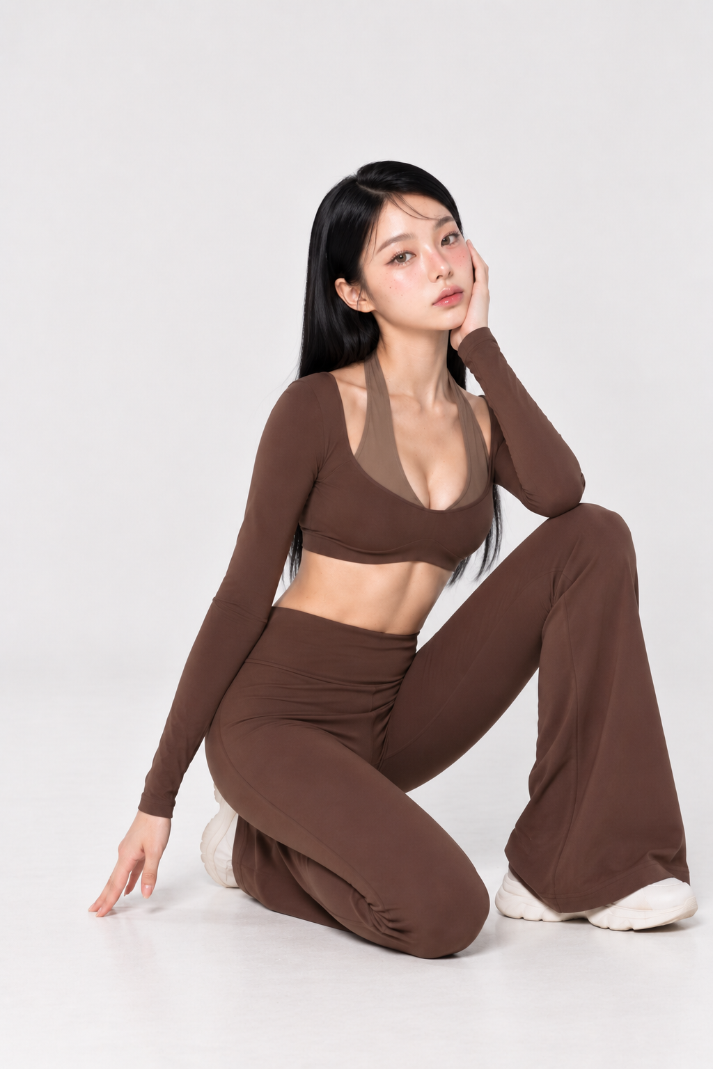 Elara Dual-Layer Crop Top