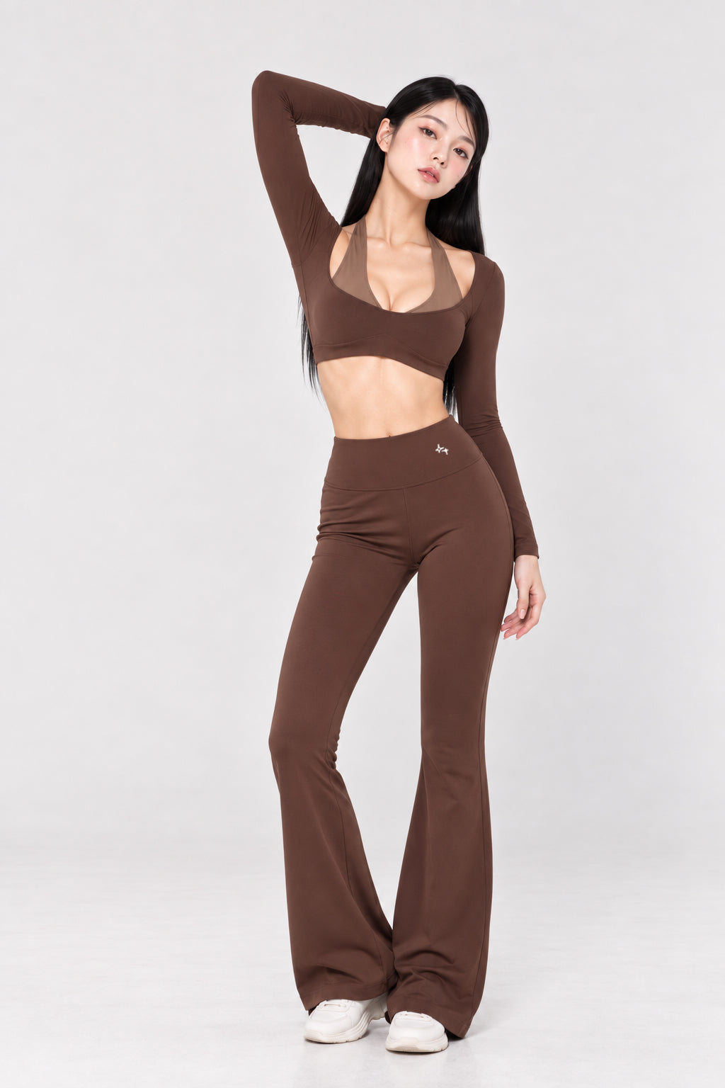 Elara Dual-Layer Crop Top
