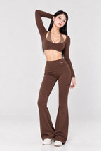 Elara Dual-Layer Crop Top