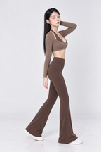 Elara Dual-Layer Crop Top
