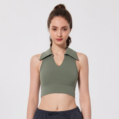 Chloe Cropped Collar Top