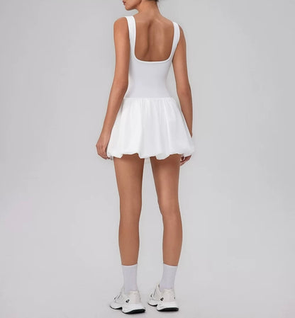 Daisy Puff One-piece Dress