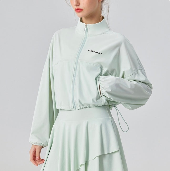 UV Oversized Drawstring Jacket