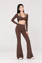 Elara Dual-Layer Crop Top