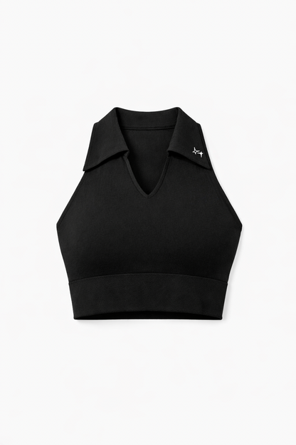 Chloe Cropped Collar Top