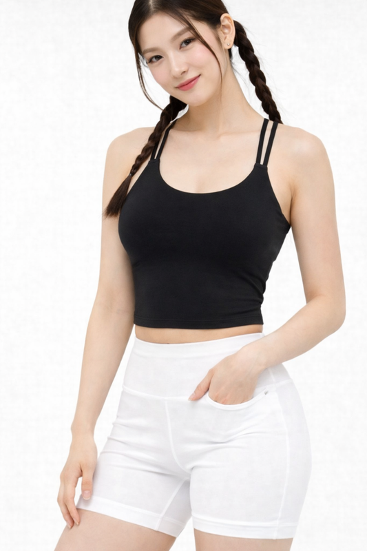 Double Strap Sleeveless Top