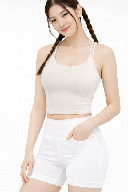 Double Strap Sleeveless Top